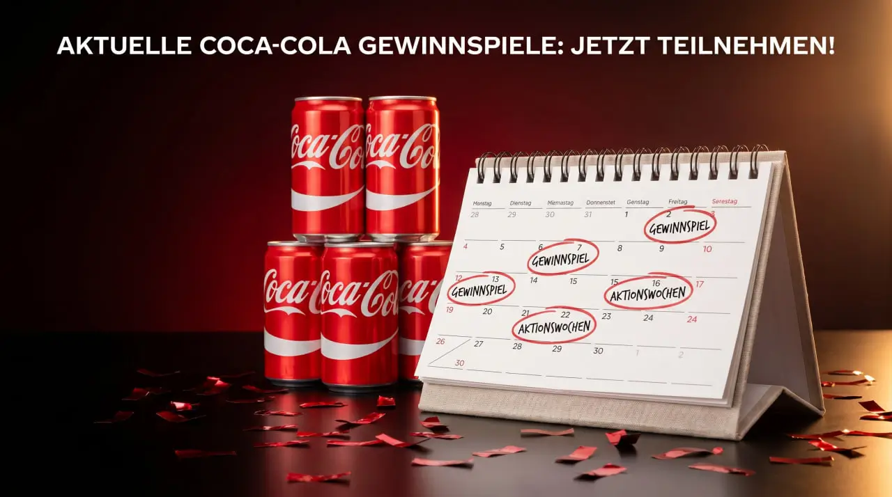 Aktuelle Coca-Cola Gewinnspiele 2026 Übersicht Laufzeiten und Preise