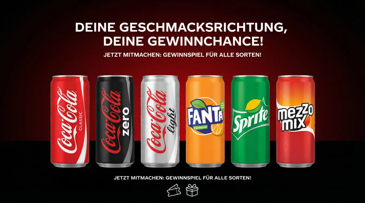 Coca-Cola Sorten Gewinnspiele 2026